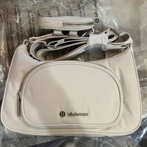 Lululemon White Opal Nano Pouch Crossbody Bag
